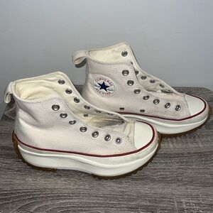 CONVERSE | RUN STAR HIKE HIGH ‘PARCHMENT | GUM HONEY | NO BOX | PRE LOVED